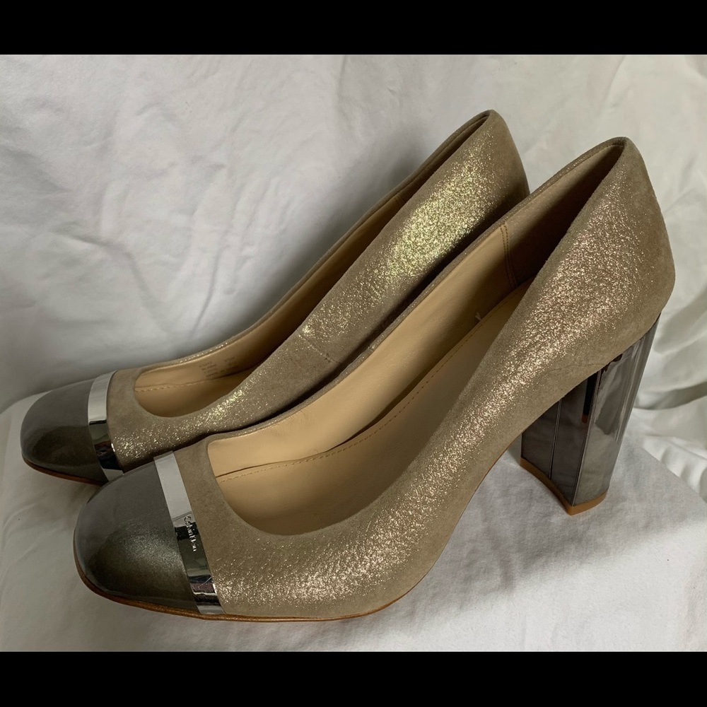 calvin klein gold shoes